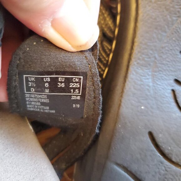 Women's Clarks Ultimate Comfort Leather Sandals. Size 6, Black. Ex Condition! - Picture 7 of 7